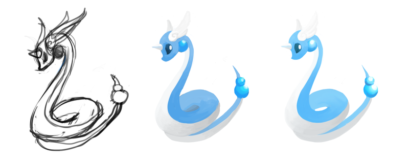 Illustration for article titled Daenerys' Dragonair! Pokemon One a Day!